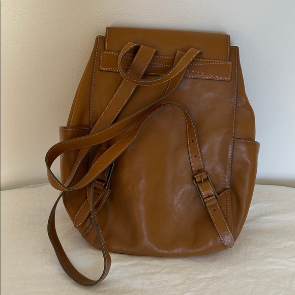Frye Brown Leather Backpack main image 6